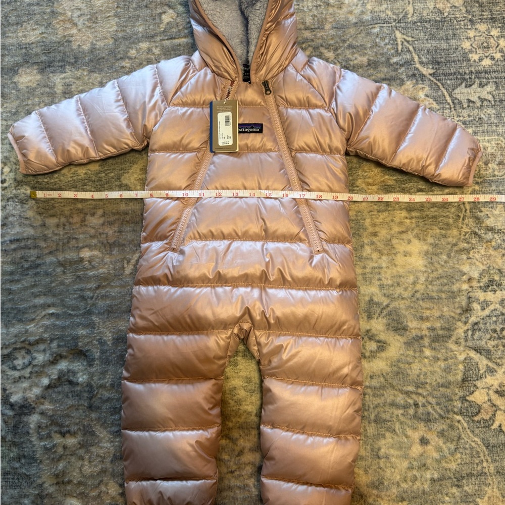 NWT Patagonia Infant Puffer Bunting - Metallic Pink - Picture 6 of 8